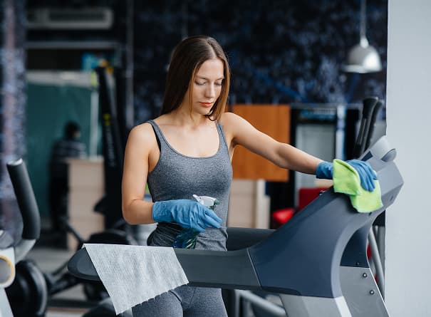 How to Clean & Sanitize Gym Equipment